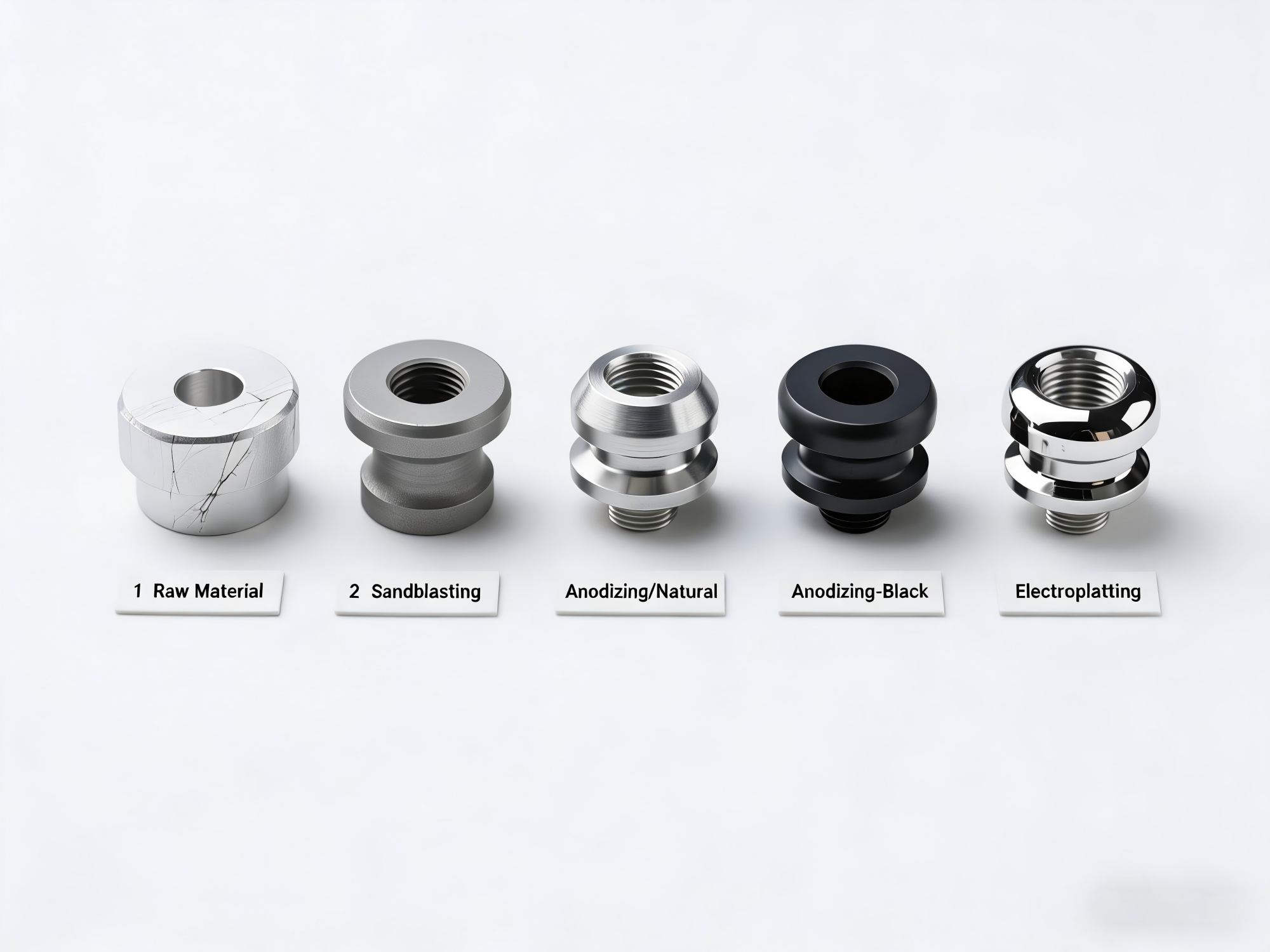 Surface Finish Comparison: Anodizing, Plating, Sandblasting